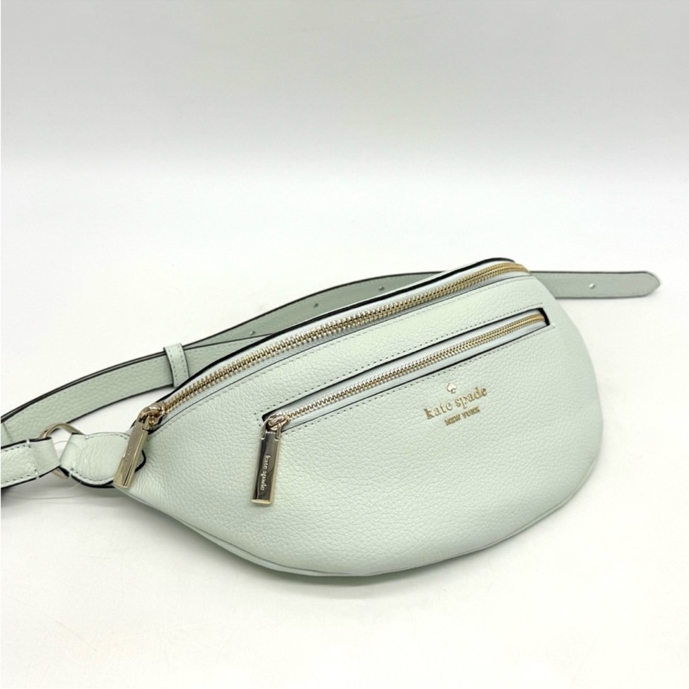 Kate Spade Leila Lime Sherbet Leather Belt Bag Lime Sherbet - Picture 3 of 9
